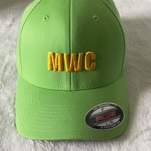 Green Cap with Yellow Embroidery